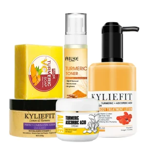 AILKE Organic Turmeric Skin Care Set
